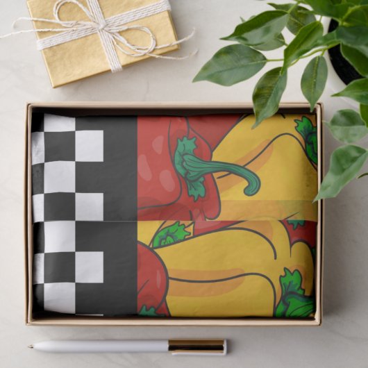 Vet driekleurig papier en karton (Geschenk)