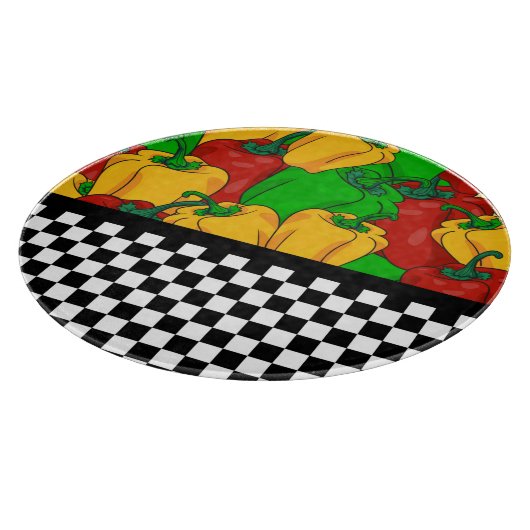 Vet driekleurig papier en karton snijplank (Hoek)