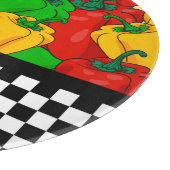 Vet driekleurig papier en karton snijplank (Hoek)