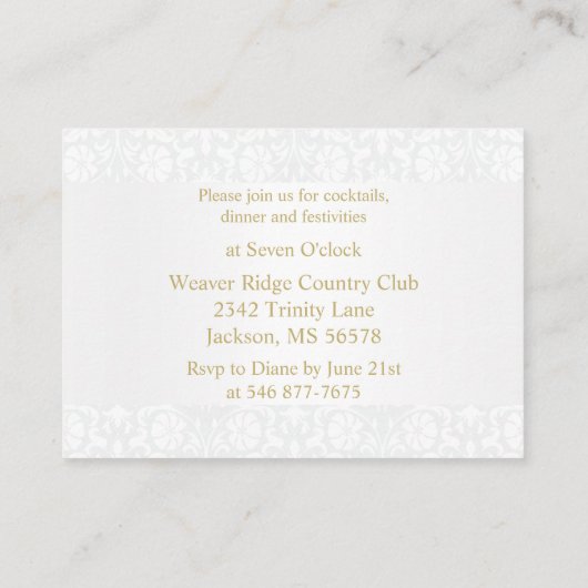 Vet, Drink en geelbruin zijn - Ontvangst Informatiekaartje (Achterkant)