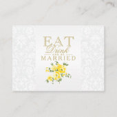 Vet, Drink en geelbruin zijn - Ontvangst Informatiekaartje (Voorkant)