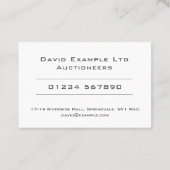 Vet & duidelijk ontwerp - Veilers Visitekaartje (Achterkant)