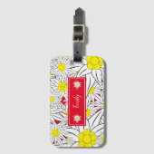 Vet Edelweiss-Bagagelabel met naam Bagagelabel (Voorkant (verticaal))