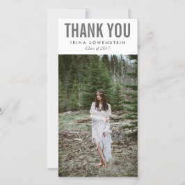 Vet Eenvoudig Afstuderen Dankuwel Bedankkaart