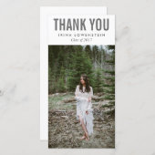 Vet Eenvoudig Afstuderen Dankuwel Bedankkaart (Voorkant / Achterkant)