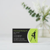 Vet Eenvoudig Huis Schilder Visitekaartjes (Staand voorkant)