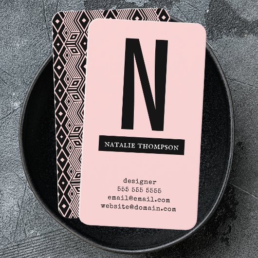 Vet Eenvoudig Trendy Professioneel Modern Minimali Visitekaartje