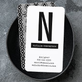 Vet Eenvoudig Trendy Professioneel Modern Minimali Visitekaartje