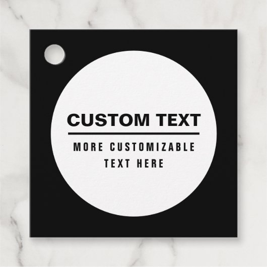 Vet Eenvoudige  Tekst Sjabloon Bedankjes Labels (Voorkant)