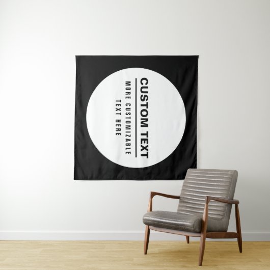 Vet Eenvoudige  Tekst Sjabloon Wandkleed (In Situ (horizontaal))