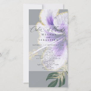 Vet Elegant Amethist Paarse Bloemen