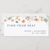 Vet Elegant Bloemen Hangende Zitting Grafiek Heade (Achterkant)