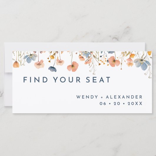 Vet Elegant Bloemen Hangende Zitting Grafiek Heade (Achterkant)