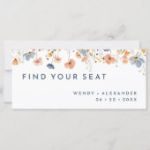 Vet Elegant Bloemen Hangende Zitting Grafiek Heade (Voorkant)