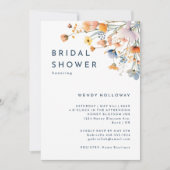 Vet Elegant Bloemen Vrijgezellenfeest Kaart (Voorkant)