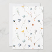 Vet Elegant Bloemen We zijn verloofd Verlovingsfee Kaart (Achterkant)