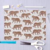 Vet Elegant Mahogany Wit Classic Tiger Tissuepapier (Craft)