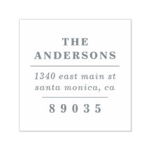 Vet Elegant minimalistisch retouradres