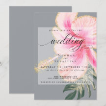 Vet Elegant Pink Floral Wedding