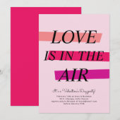 Vet en Bright Valentijnsdag partijuitnodiging Kaart (Voorkant / Achterkant)