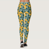 Vet en brutaal Abstract Leggings (Achterkant)