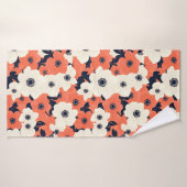 Vet en chique anemoon badhanddoek (Badhanddoek)