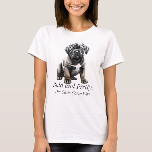 Vet en : de Cane Corso T-shirt (Voorkant)