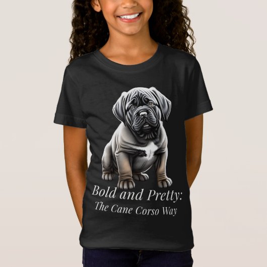Vet en : de Cane Corso T-shirt (Voorkant)