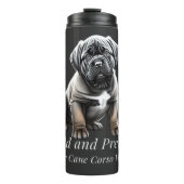 Vet en : de Cane Corso Thermosbeker (Voorkant)