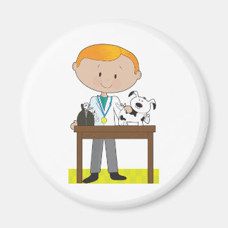 Vet en Dog Magneet