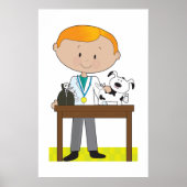 Vet en Dog Poster (Voorkant)