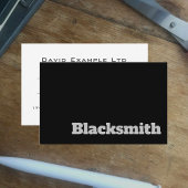 Vet en duidelijk Blacksmith-ontwerp Visitekaartje