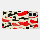 Vet en Edgy: een dynamisch Abstract patroon Case-Mate iPhone Case (Achterkant (horizontaal))