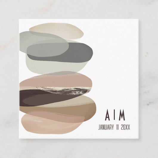 Vet en Edgy Olijf Groen Bruiloft QR Code Informatiekaartje (Voorkant)