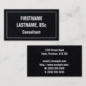 Vet en Eyecatching Consultant Visitekaartje (Voorkant / Achterkant)