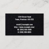 Vet en Eyecatching Consultant Visitekaartje (Achterkant)