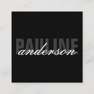 Vet en Fancy Vierkante Visitekaartje