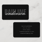 Vet en Fancy Visitekaartje (Voorkant / Achterkant)