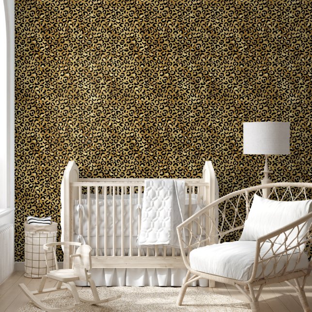 Vet en Glam Luxe Leopard Huid Behang (Kinderen)