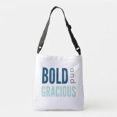 Vet en Gracieus Blue Crossbody Bag Tas (Achterkant)