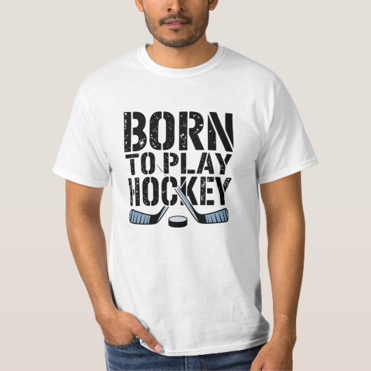 Vet en grappig Ice Hockey Lover Graphics T-shirt (Voorkant)