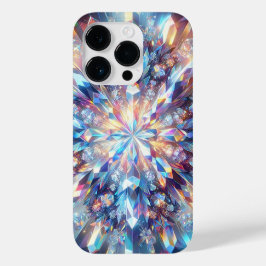 Vet en helder holografisch kristal Case-Mate iPhone 14 pro hoesje
