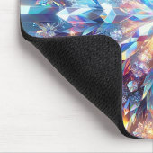 Vet en helder holografisch kristal muismat (Hoek)