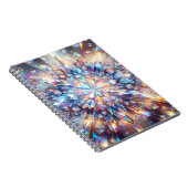 Vet en helder holografisch kristal notitieboek (Rechterzijde)