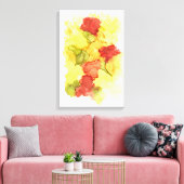 Vet en kleurrijk gelukscanvas afdrukken (Insitu (Woonkamer))