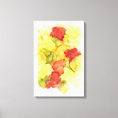 Vet en kleurrijk gelukscanvas afdrukken (Voorkant)