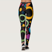 Vet en kleurrijk leggings (Achterkant)