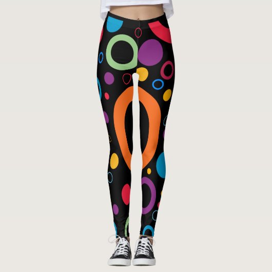 Vet en kleurrijk leggings (Voorkant)