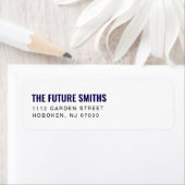 Vet en kleurrijk retour adres Stickers (Insitu)