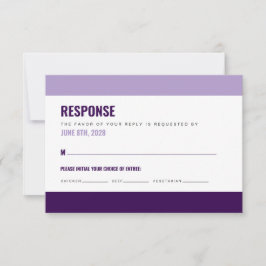 Vet en kleurrijk RSVP-kaart RSVP Kaartje